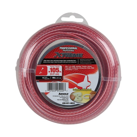 Arnold Arnold Xtreme Professional Grade 0.105 in. D X 90 ft. L Trimmer Line 490-021-0032